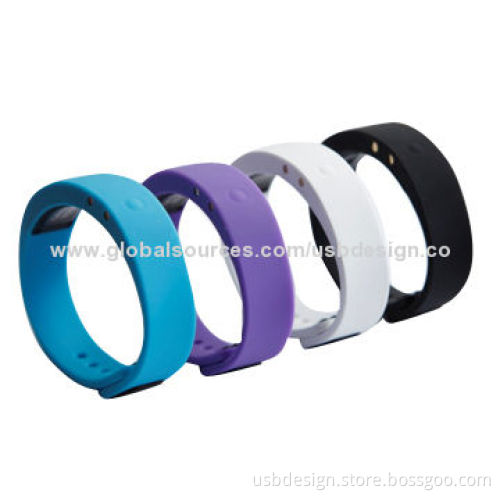 New Style Bluetooth 4.0 iOS 7.0 Android 4.3 Wireless Activity and Sleep Wristbands, 214x16x8mm Size